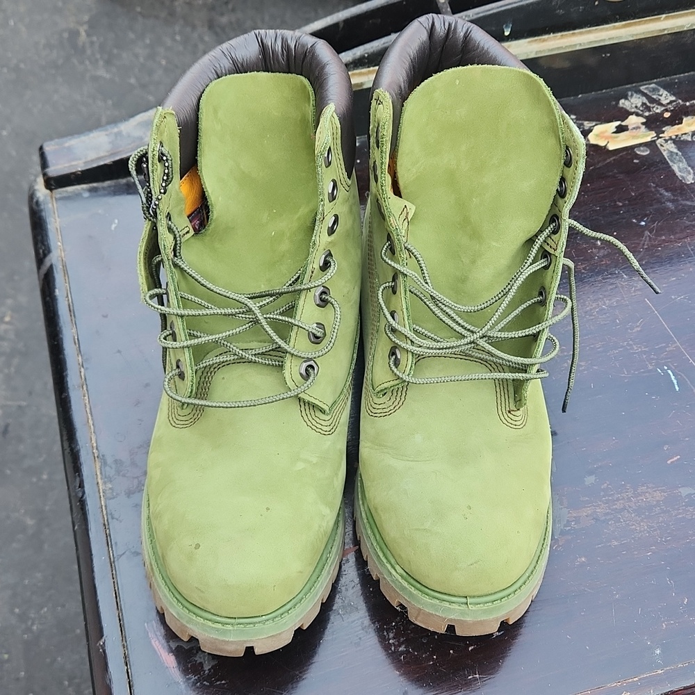 Green Timberline Boots